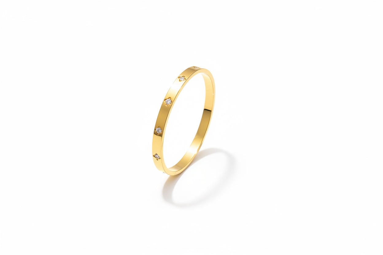 Gold Cala Bangle