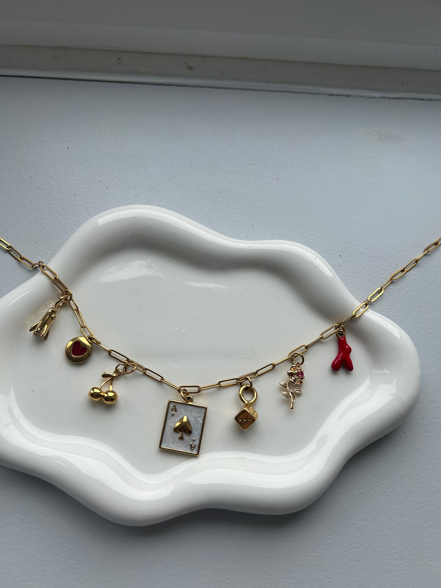 The Ace Amour Necklace/Stanley Charm